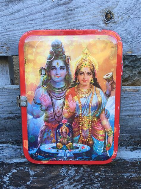 metal lunch boxes hindu gods and goddesses|Hindu Goddess Box .